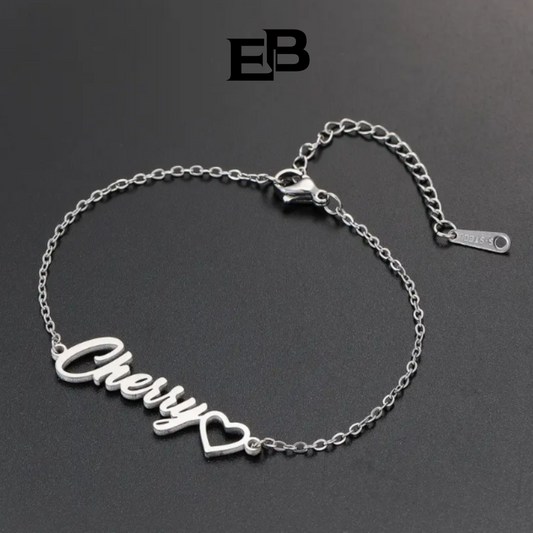 Custom Name Bracelet - Pure 925 Silver